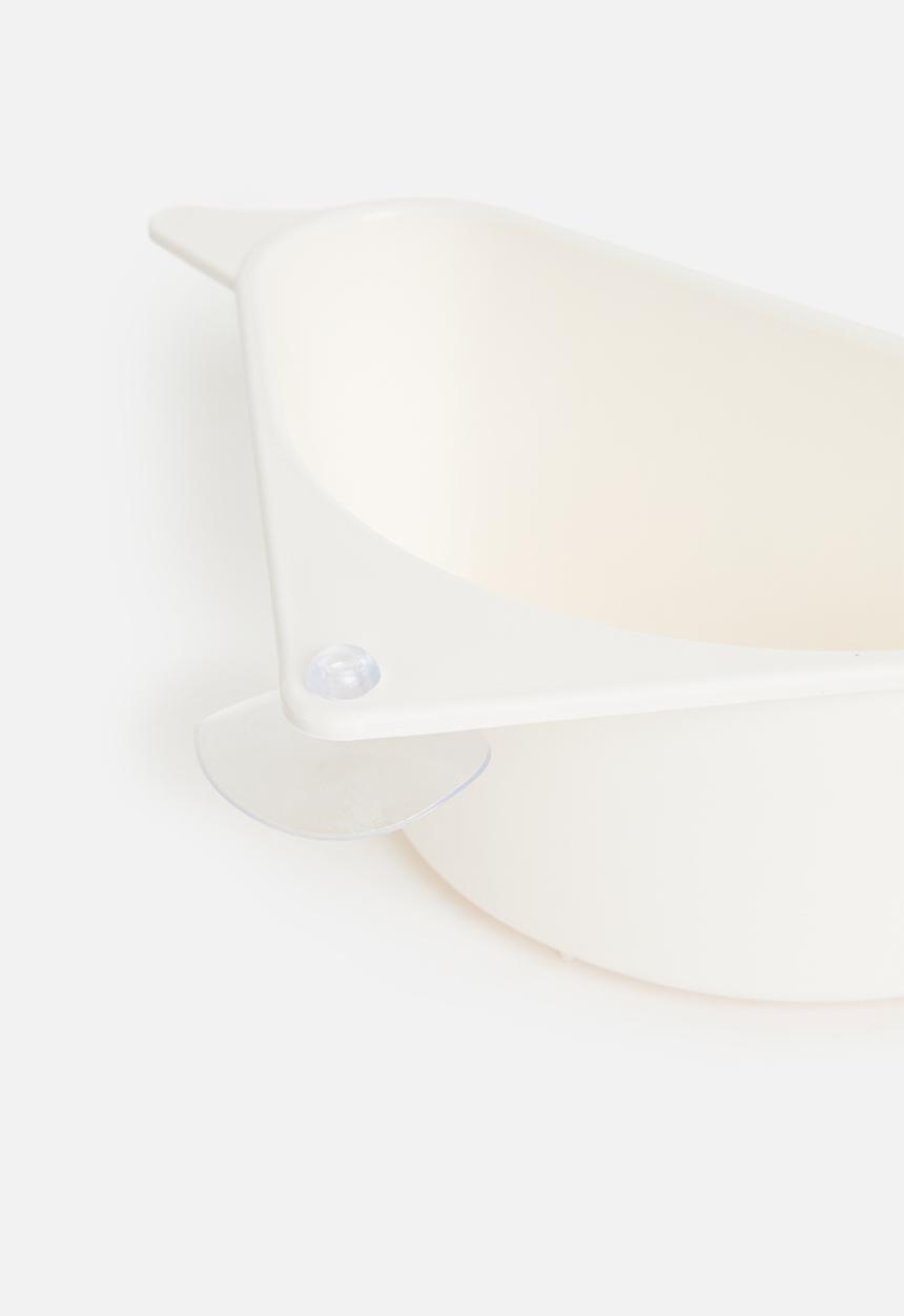 Excellent Houseware - Corner sink organiser – white