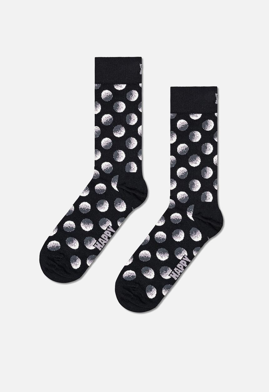 Happy Socks - 3-pack black and white socks gift set - black