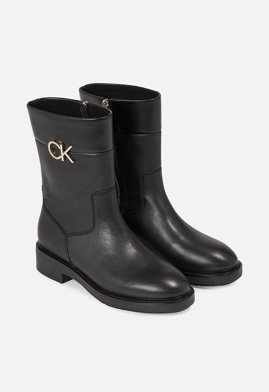 Calvin Klein - Rubber sole ankle boot w/hw - ck black