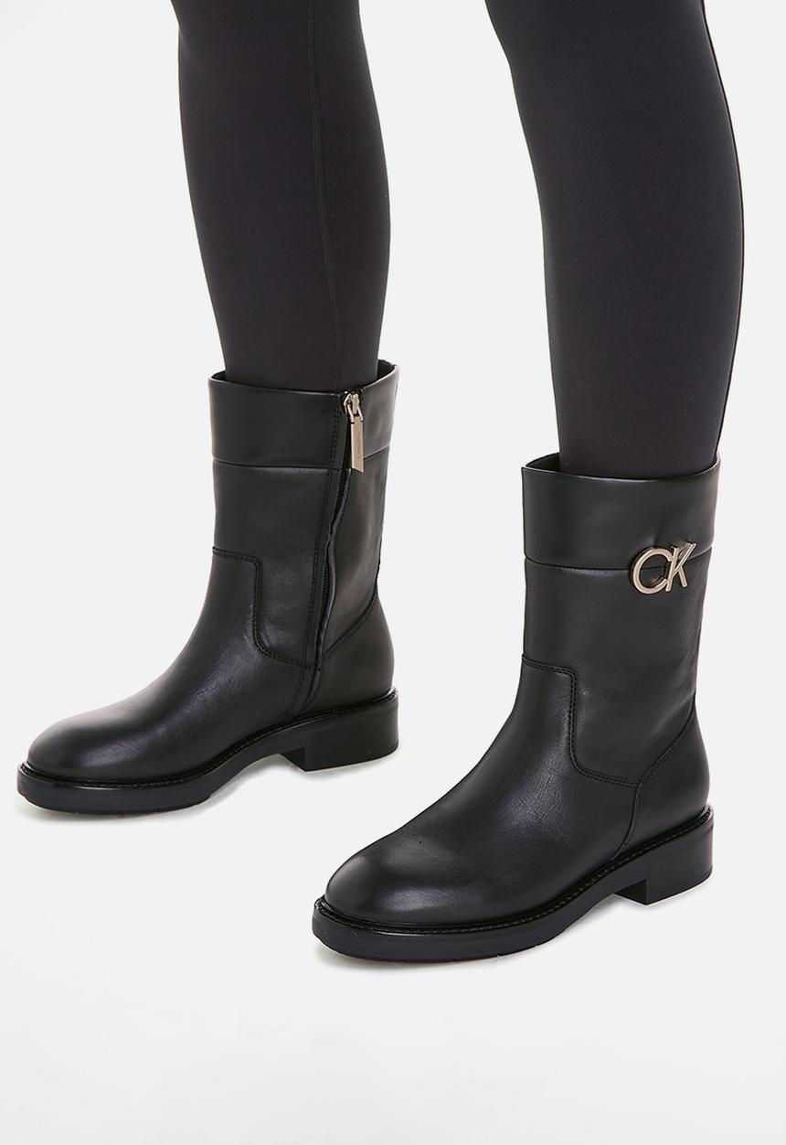 Calvin Klein - Rubber sole ankle boot w/hw - ck black