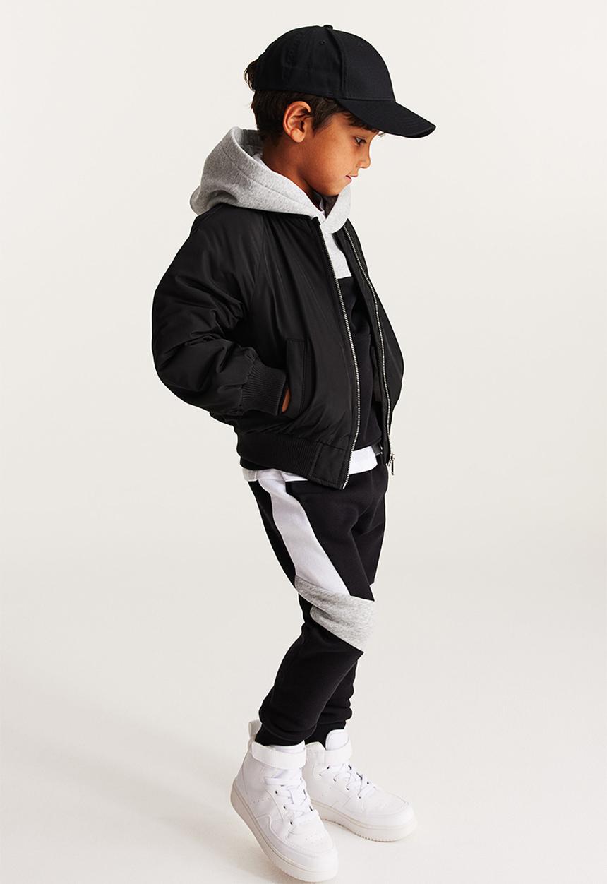 H&M - Joggers - black block-coloured