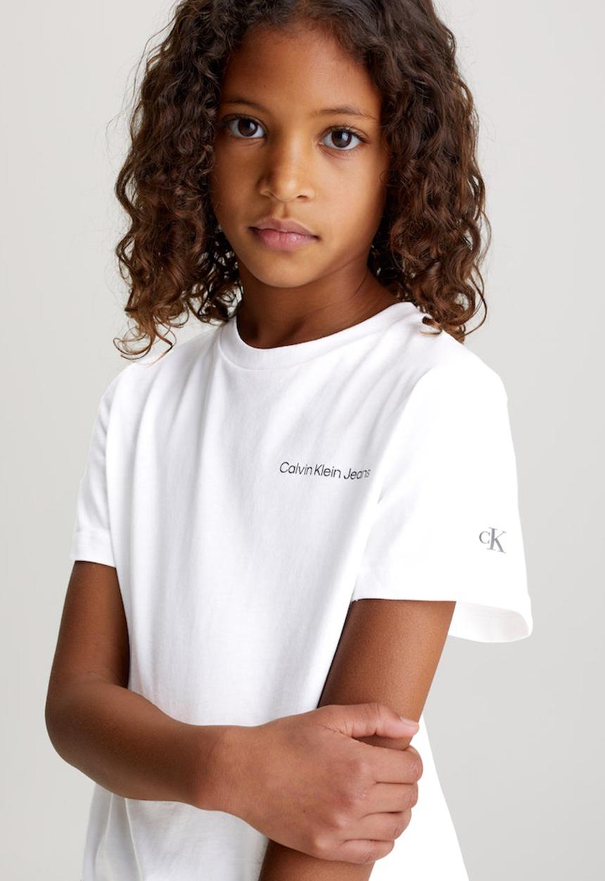 Calvin Klein - Short sleeve t-shirt chest logo - white