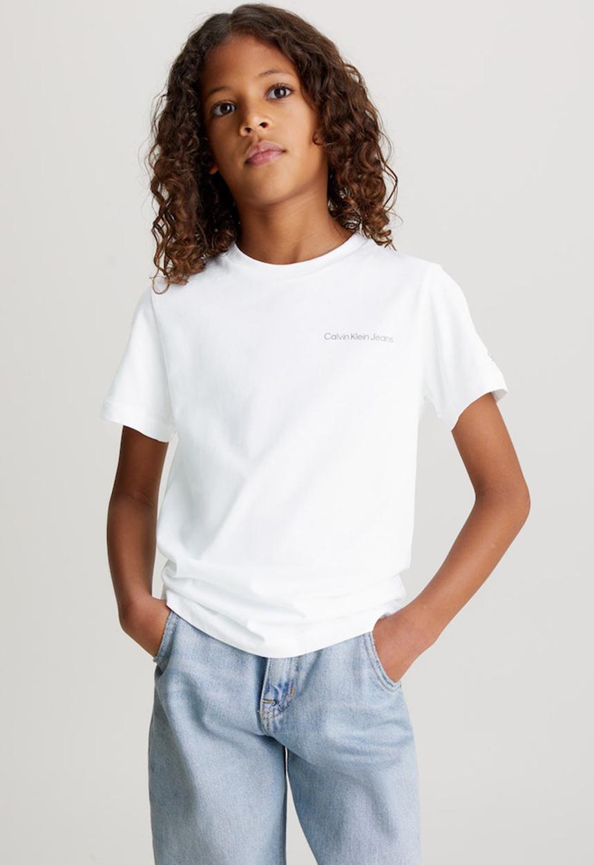Calvin Klein - Short sleeve t-shirt chest logo - white