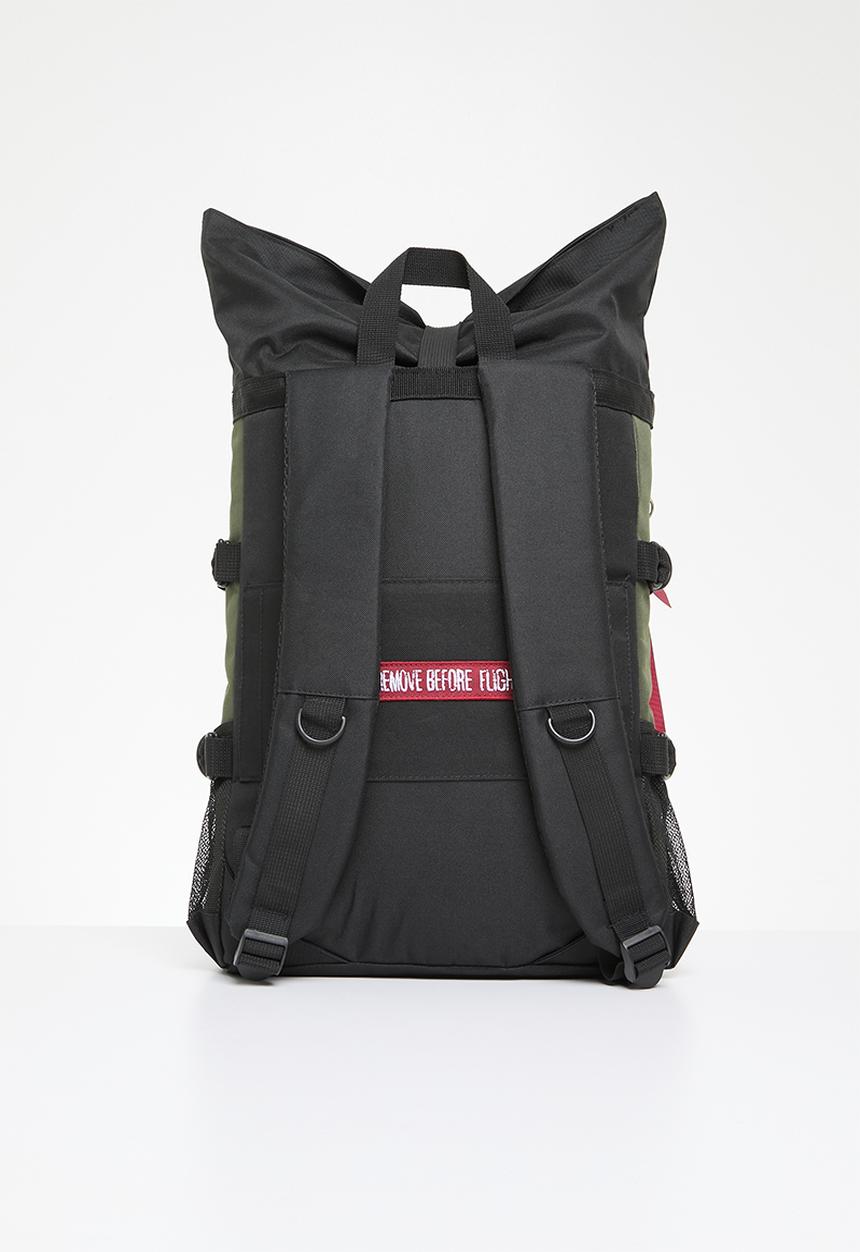 Alpha Industries - AI  Multi Back Pack - Black/Green