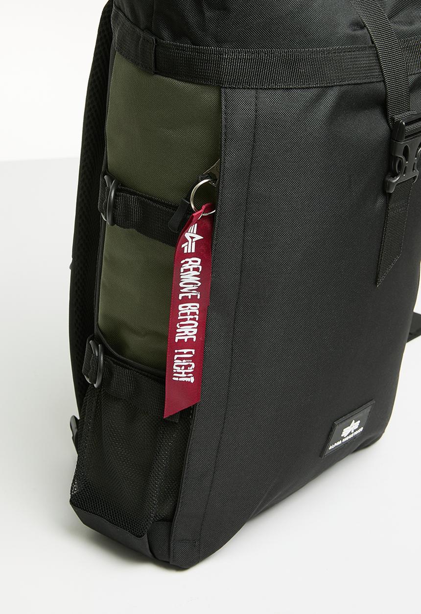 Alpha Industries - AI  Multi Back Pack - Black/Green