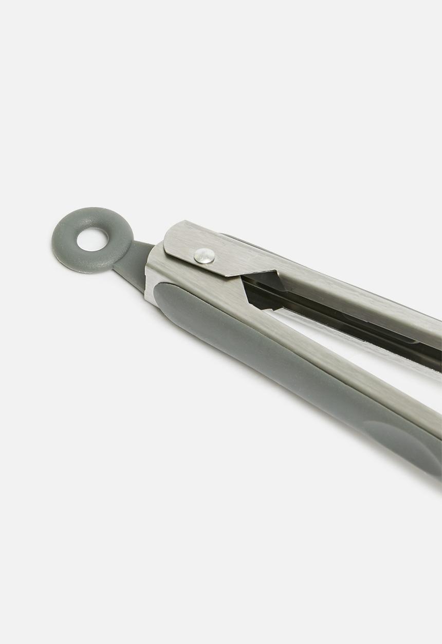 Excellent Houseware - Stainless steel tong- Grey