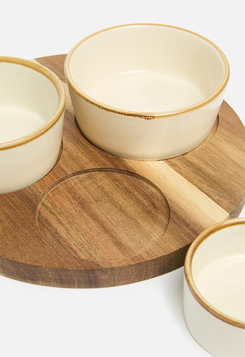 Excellent Houseware - Serving set - white