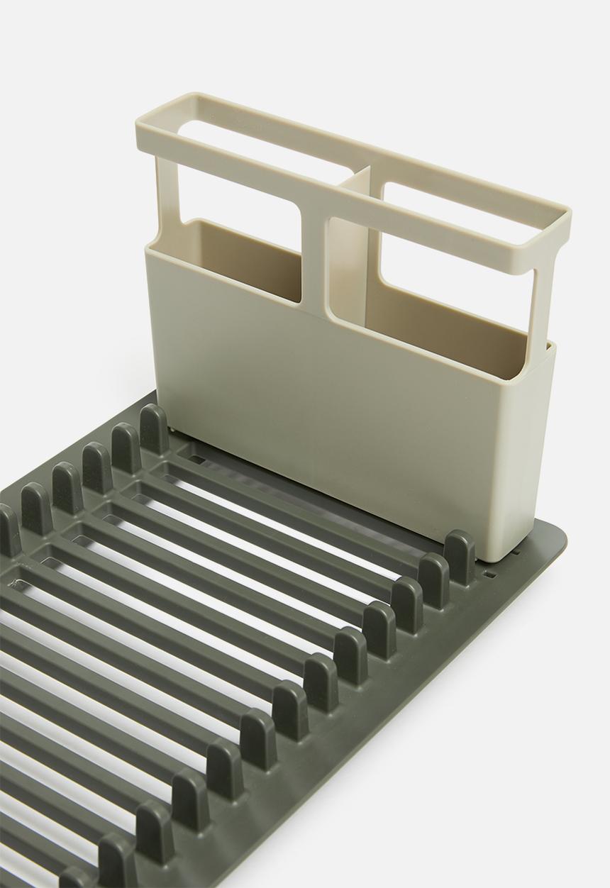 Umbra - Udry over the sink dish rack with mat - grey