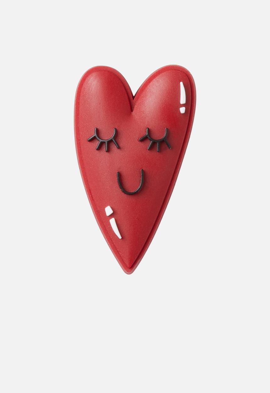 Crocs - Red Heart Face Plug Loose - multi