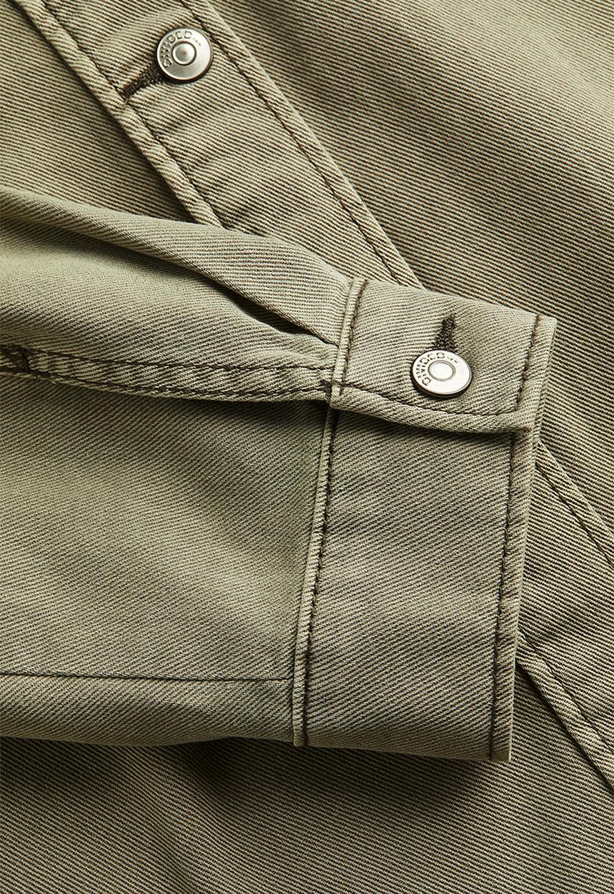 H&M - Twill shacket - khaki green