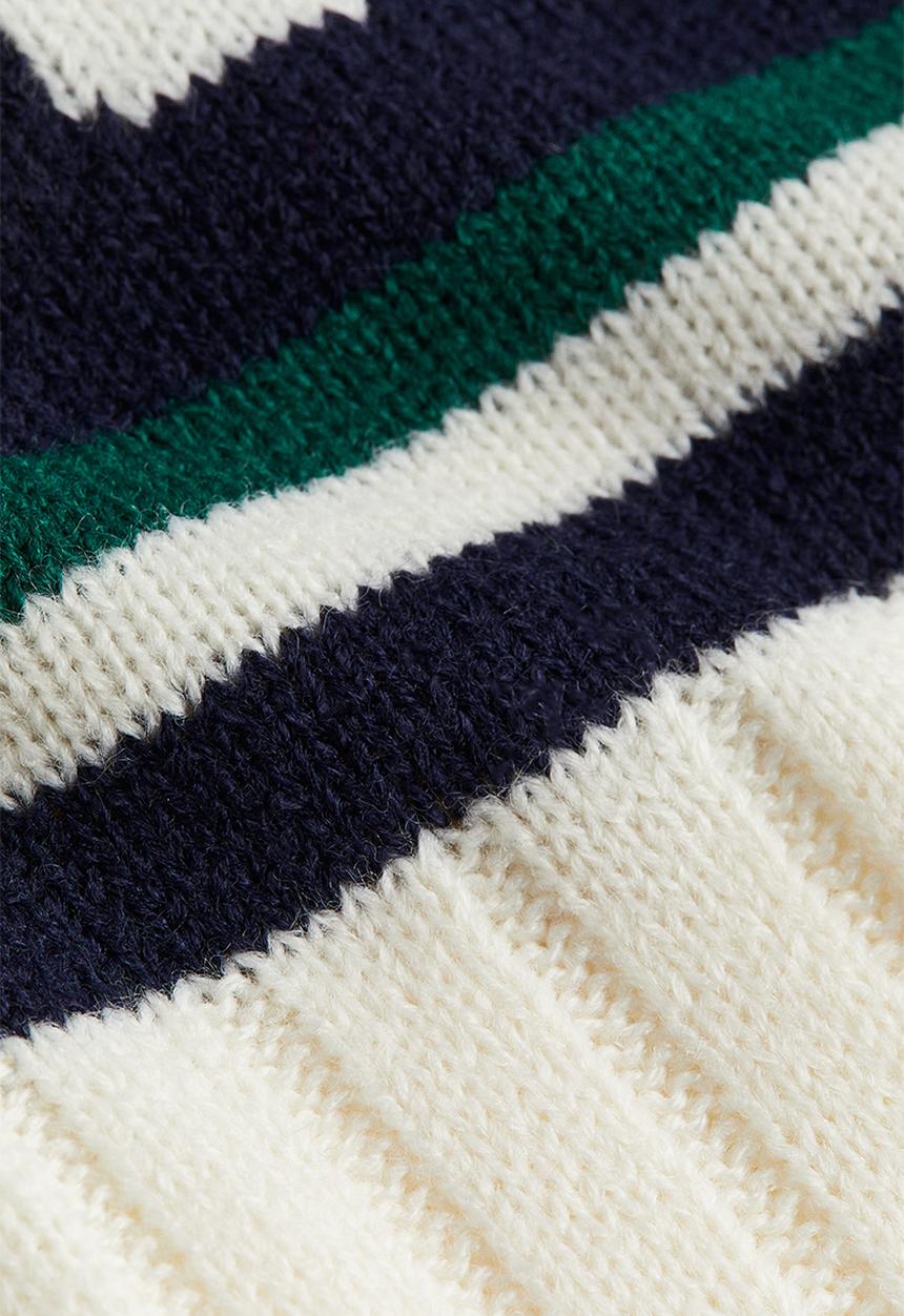 H&M - Jacquard-knit jumper - cream/brkln