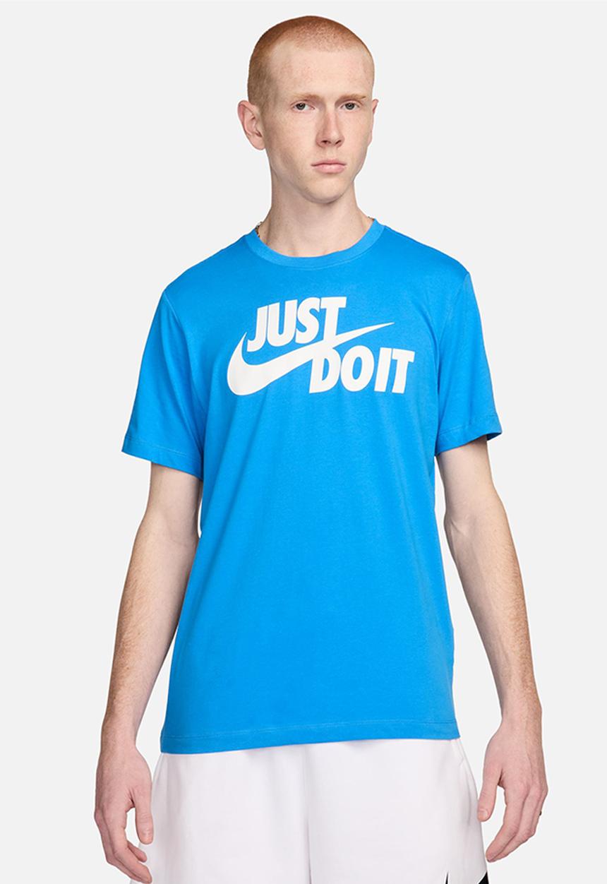 Nike - Nike Just Do It Swoosh Tee - Lt Photo Blue