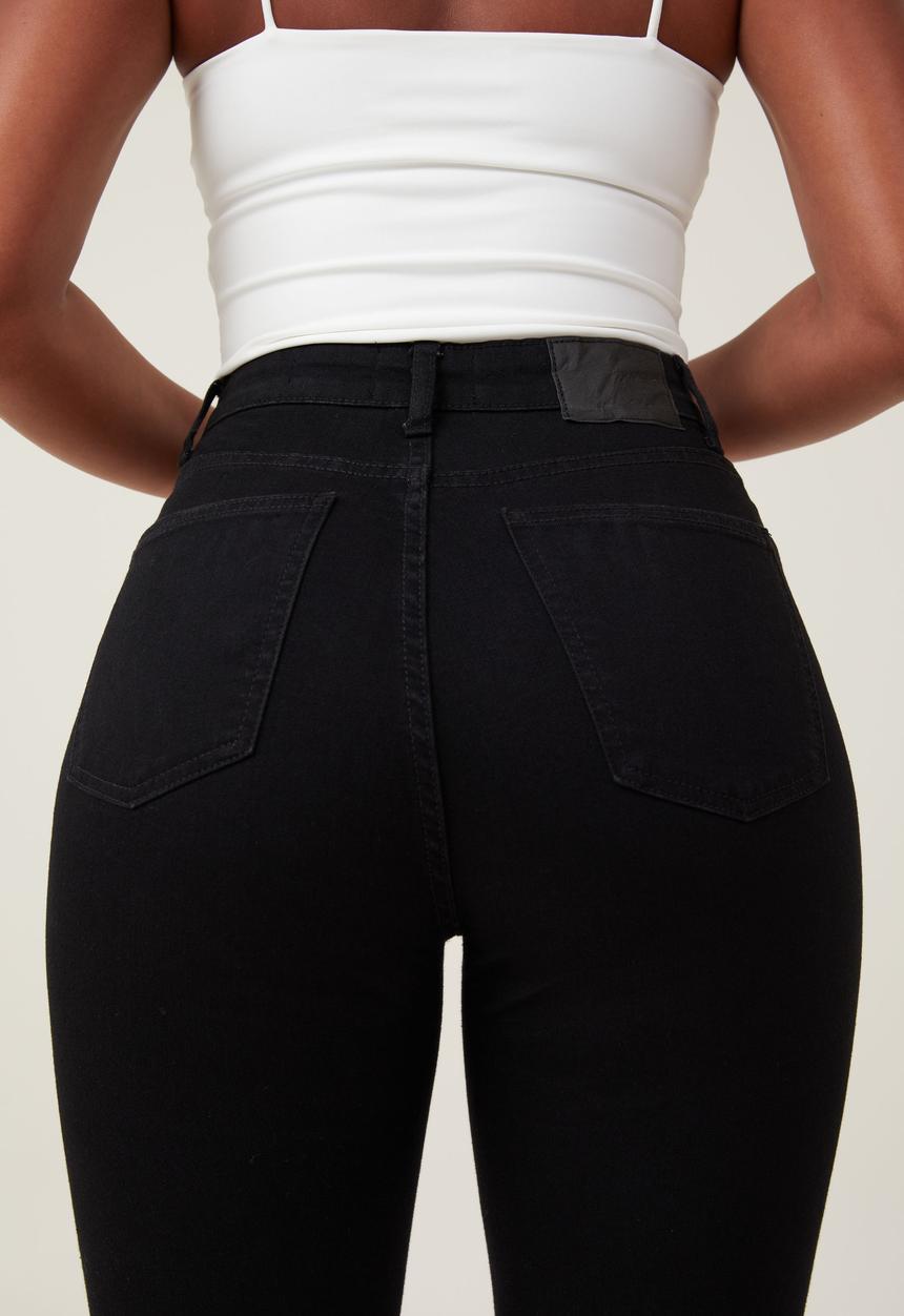 Cotton On - Plus Curvy High Stretch Skinny Jean - black