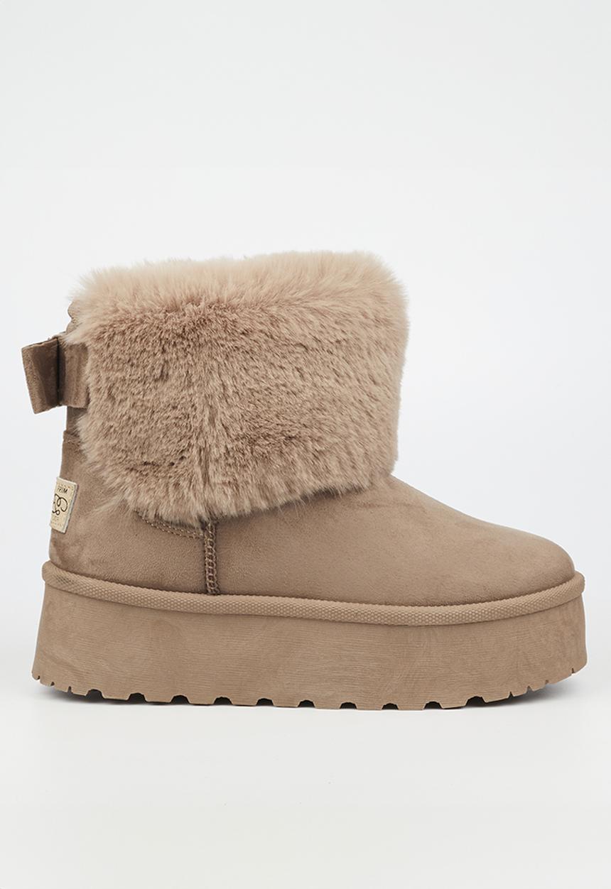 Miss Black - Bae 1 slip-on ankle boot - taupe