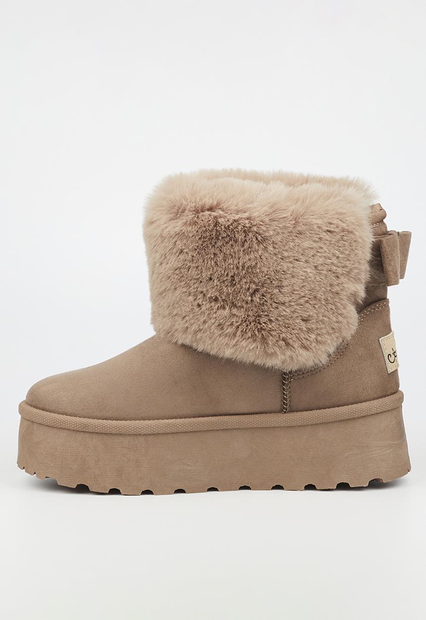 Miss Black - Bae 1 slip-on ankle boot - taupe