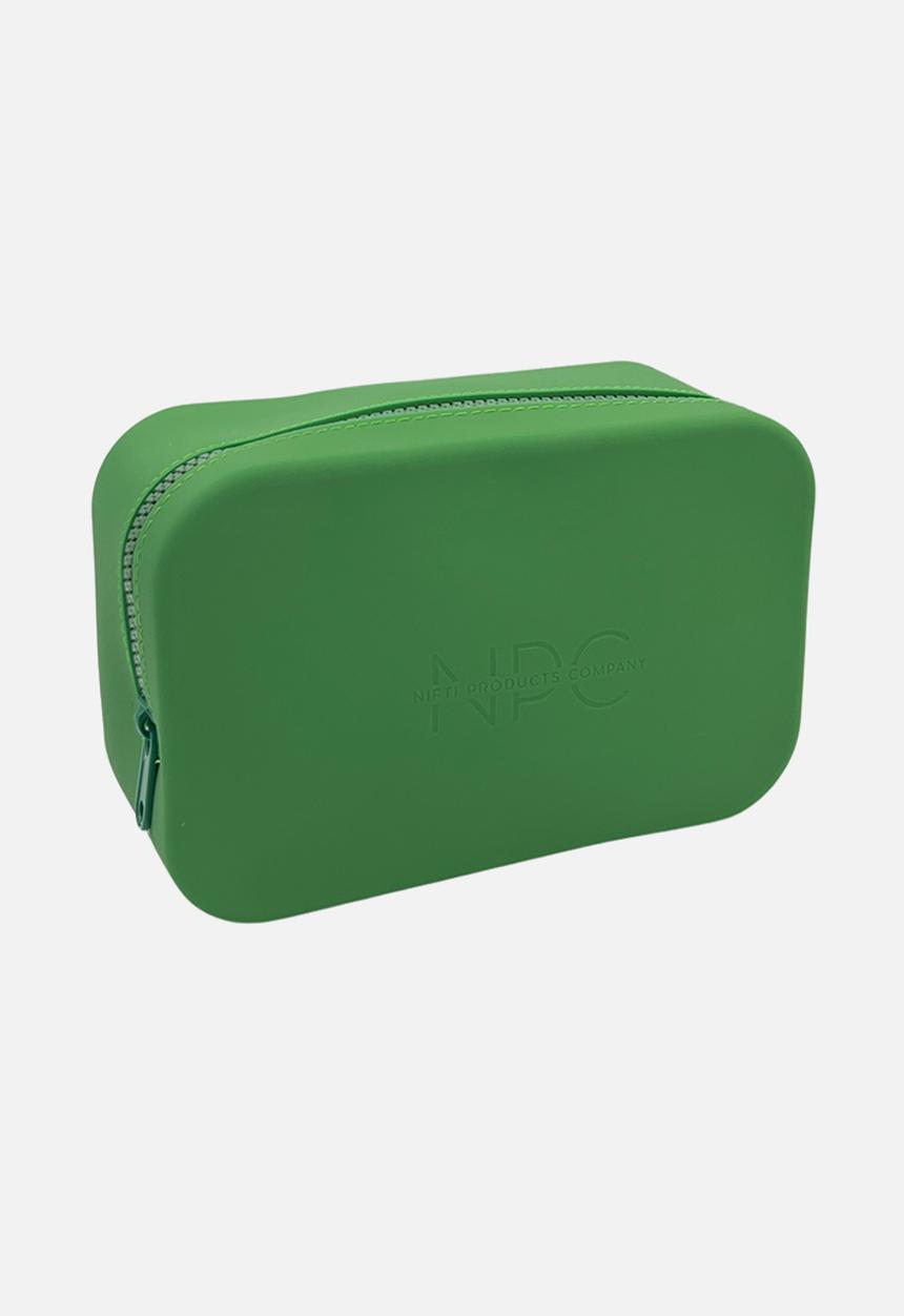 THE NIFTI PRODUCTS COMPANY - Washable silicone toiletry bag large - green