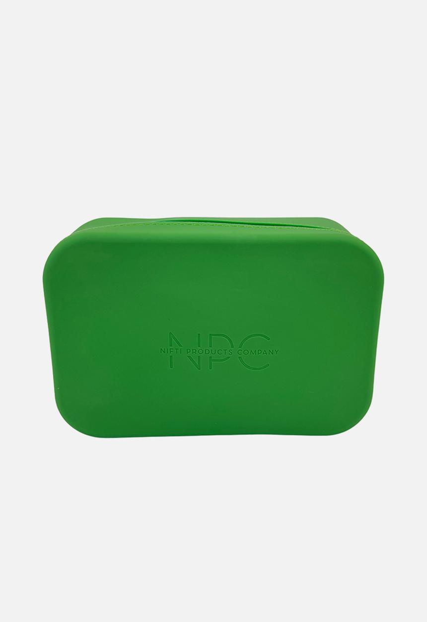 THE NIFTI PRODUCTS COMPANY - Washable silicone toiletry bag large - green