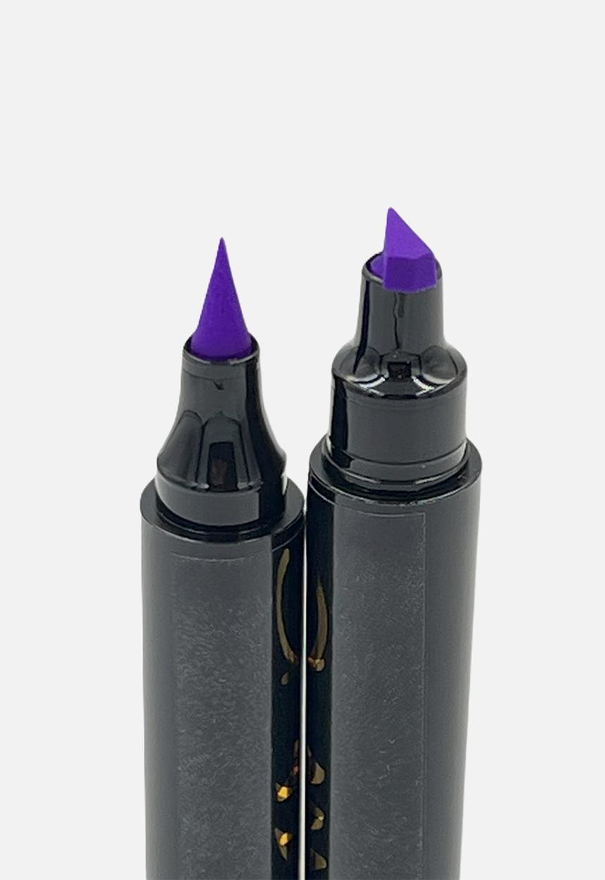 THE NIFTI PRODUCTS COMPANY - 2 in 1 eyeliner stamp pen - purple