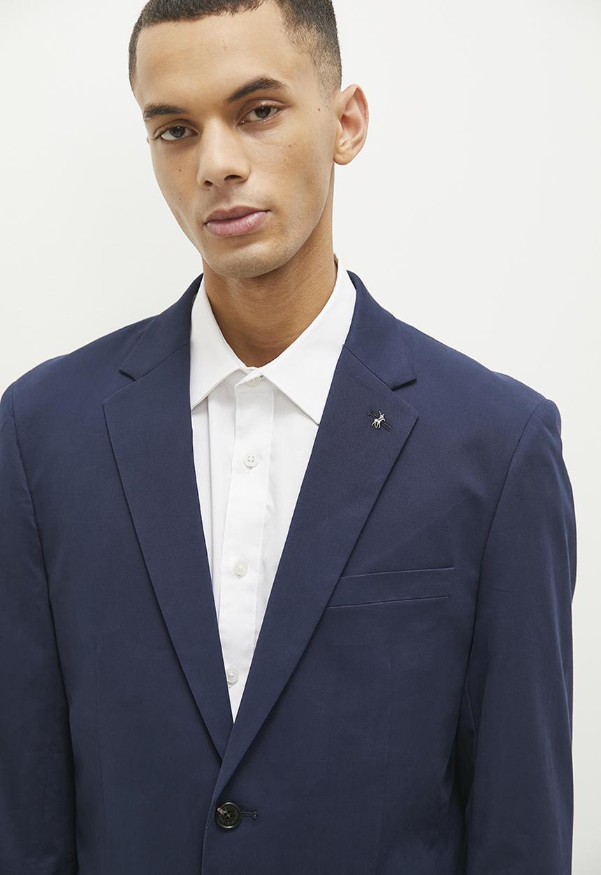 POLO - Ocean stretch slim fit blazer - navy
