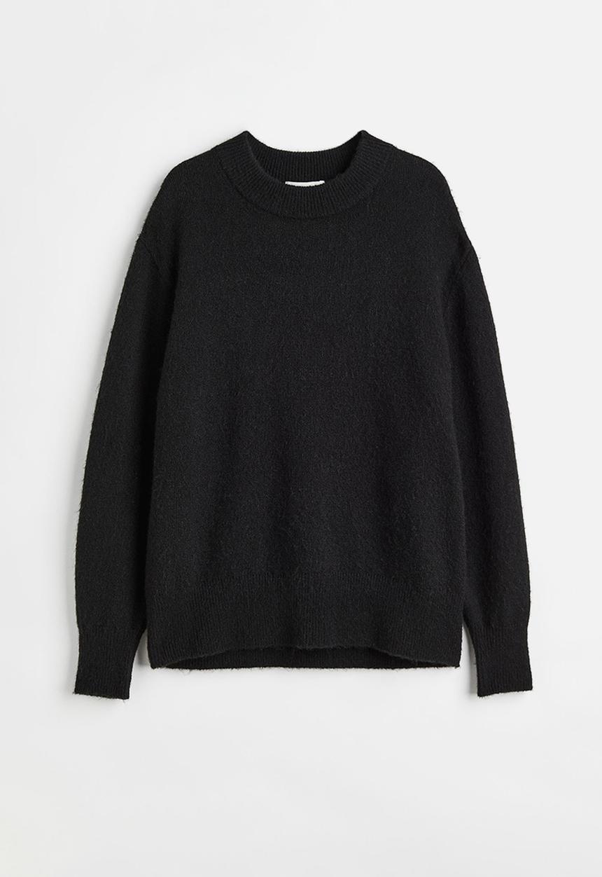 H&M - Knitted jumper - black