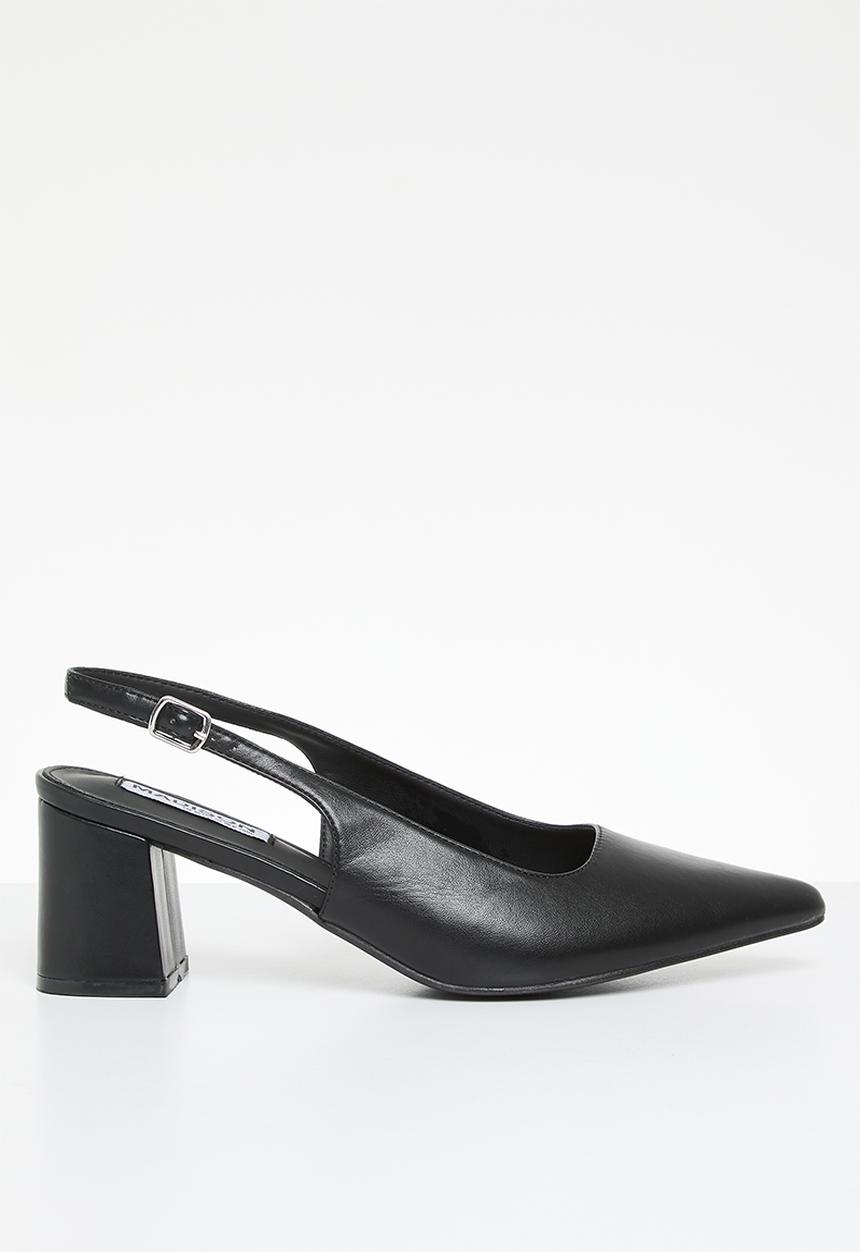 Madison® - Palmer slingback block heel - black