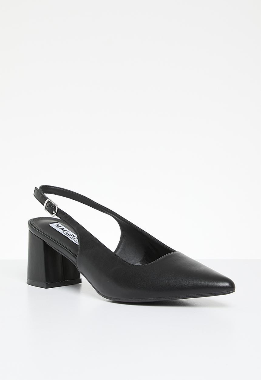 Madison® - Palmer slingback block heel - black