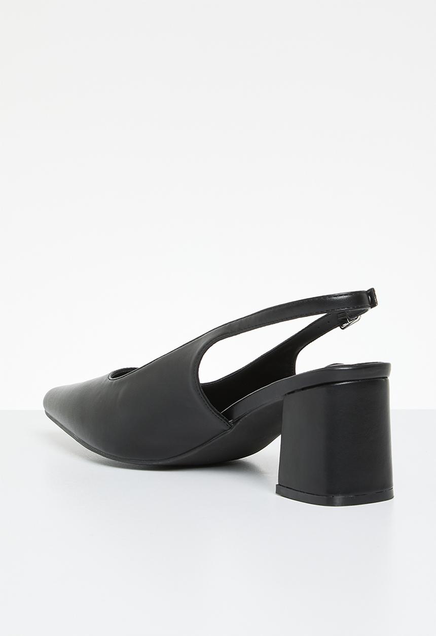 Madison® - Palmer slingback block heel - black