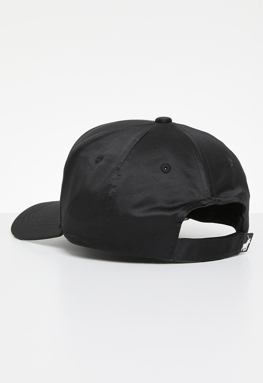 POLO - 5 Panel Rubberised Peak - Black