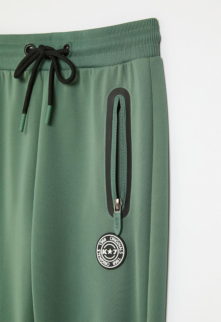 K-STAR 7 - Ghost boys trackpants - dark sage