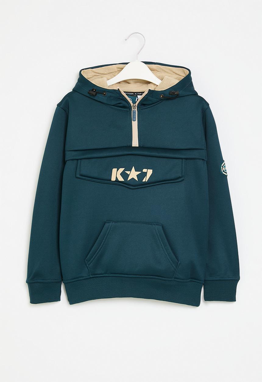 K-STAR 7 - Moe boys top - petrol