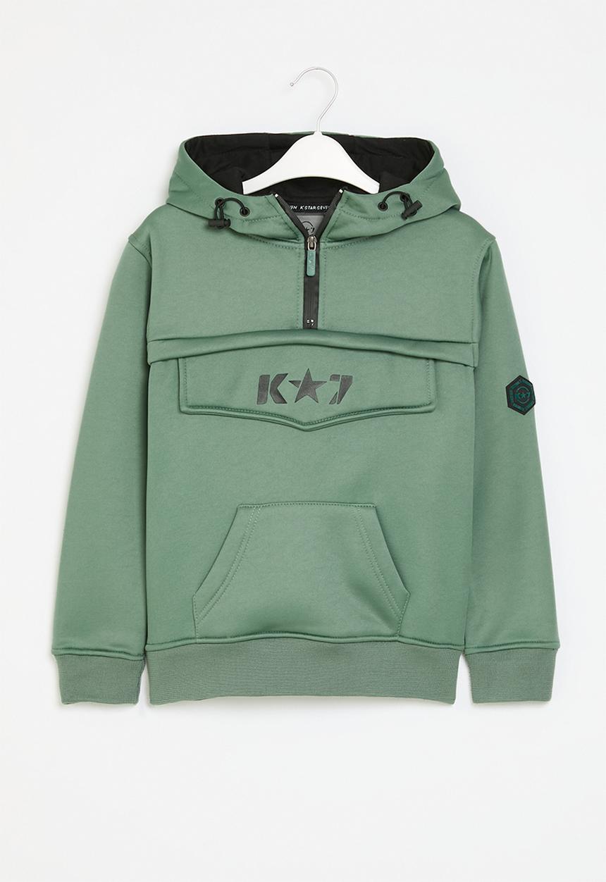 K-STAR 7 - Moe boys top - dark sage