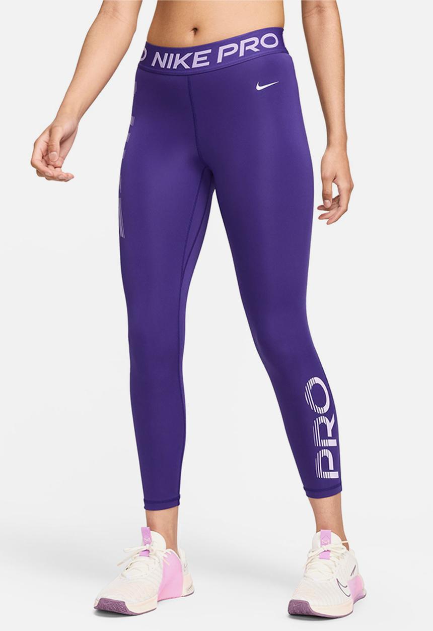 Nike - W np df mr 7/8 grx tight - court purple/lilac bloom/white