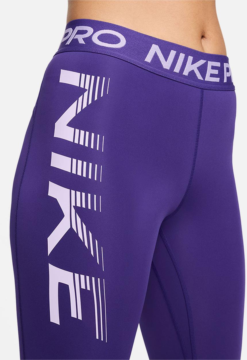 Nike - W np df mr 7/8 grx tight - court purple/lilac bloom/white