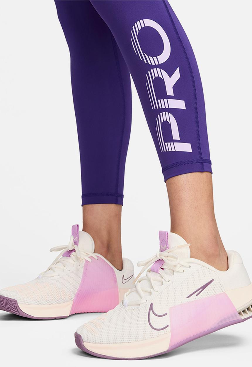 Nike - W np df mr 7/8 grx tight - court purple/lilac bloom/white