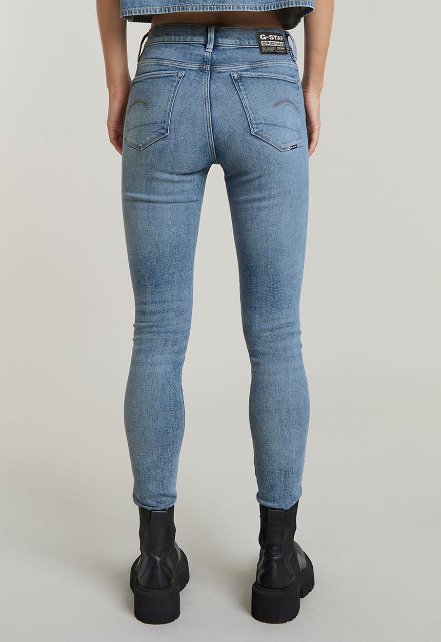 G-STAR - 3301 Skinny Wmn - sun faded blue donau