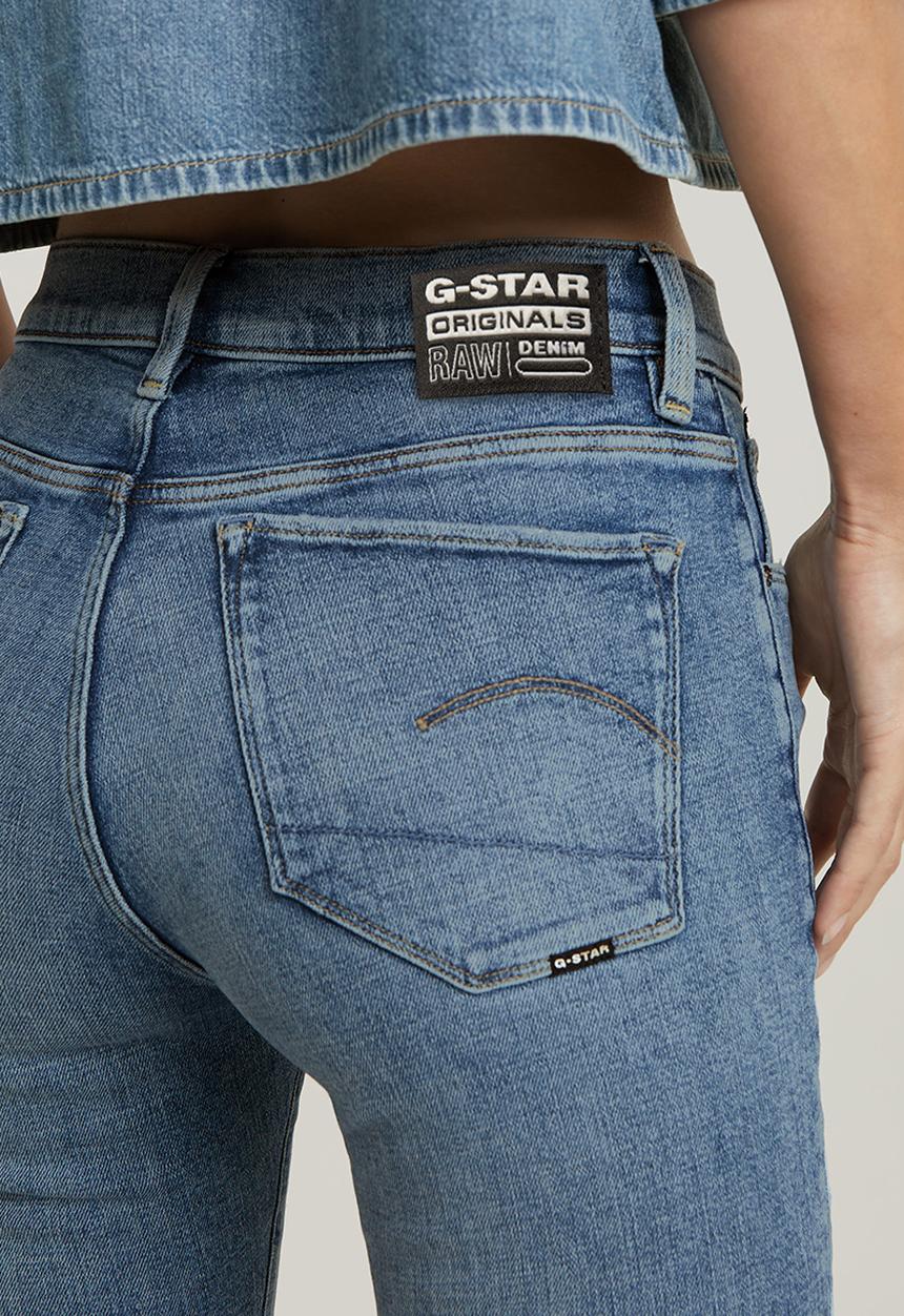 G-STAR - 3301 Skinny Wmn - sun faded blue donau