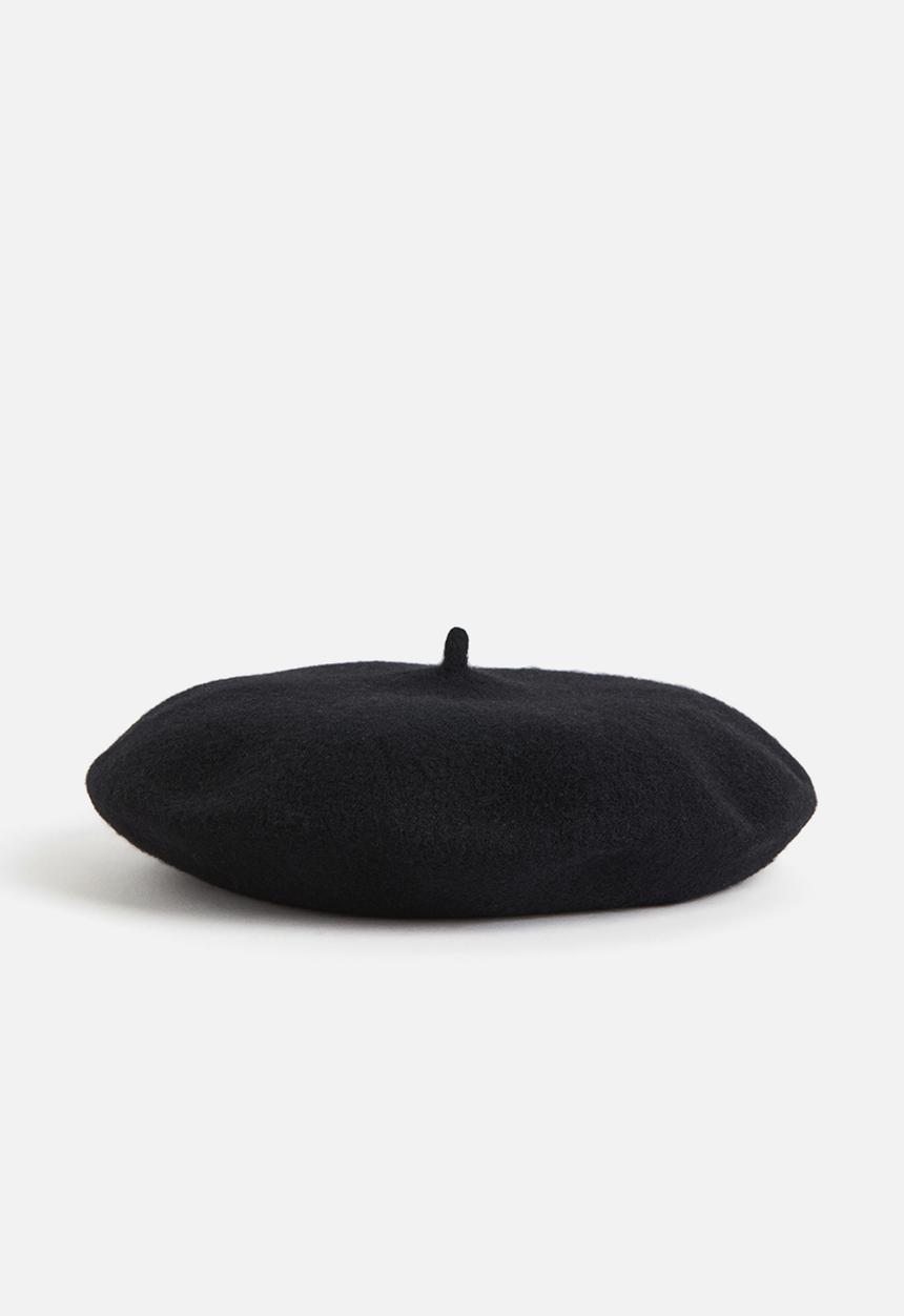 H&M - Wool beret - black