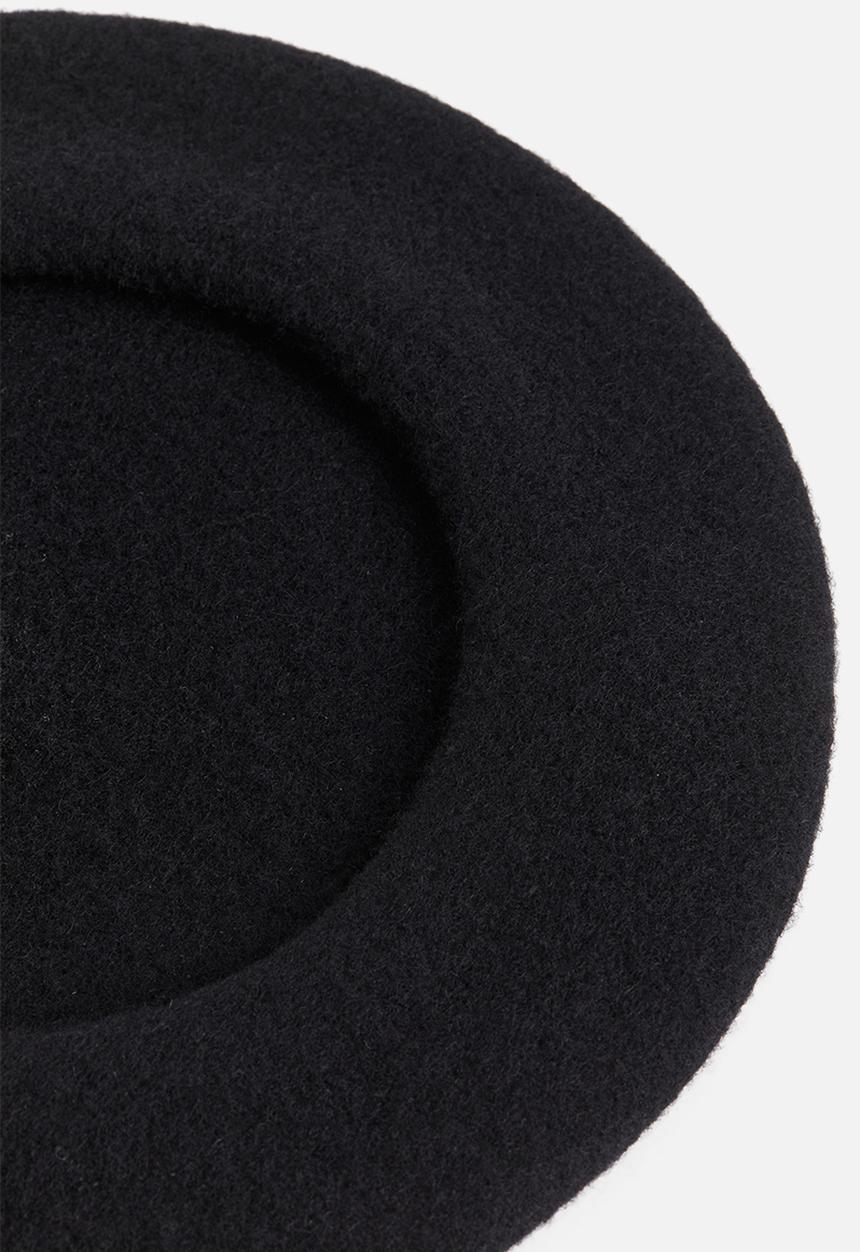 H&M - Wool beret - black