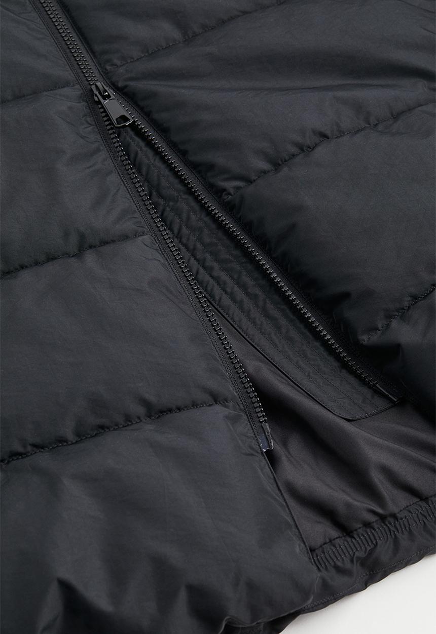 H&M - Hooded puffer gilet - black