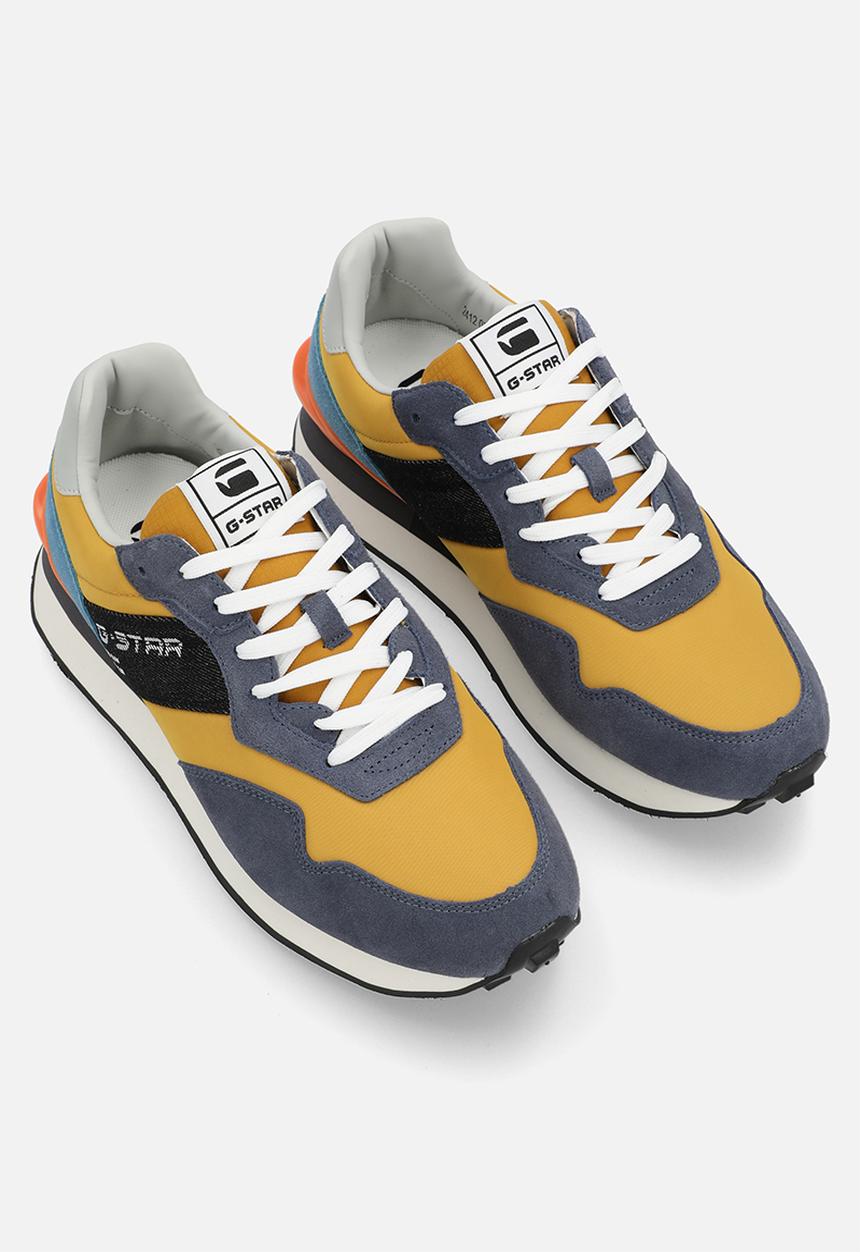 G-STAR - Abner Blocked Sneakers - Ochre & Blue 