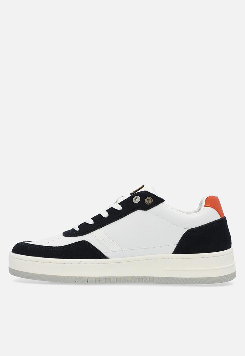 G-STAR - Arc Leather Blocked Sneakers - White & Navy 