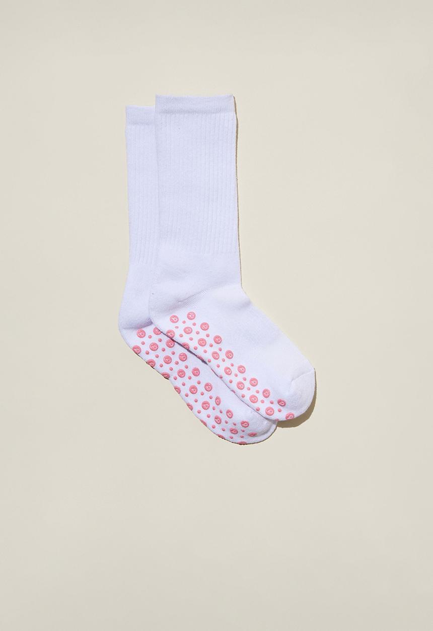 Cotton On - Performance Studio Crew Sock - White