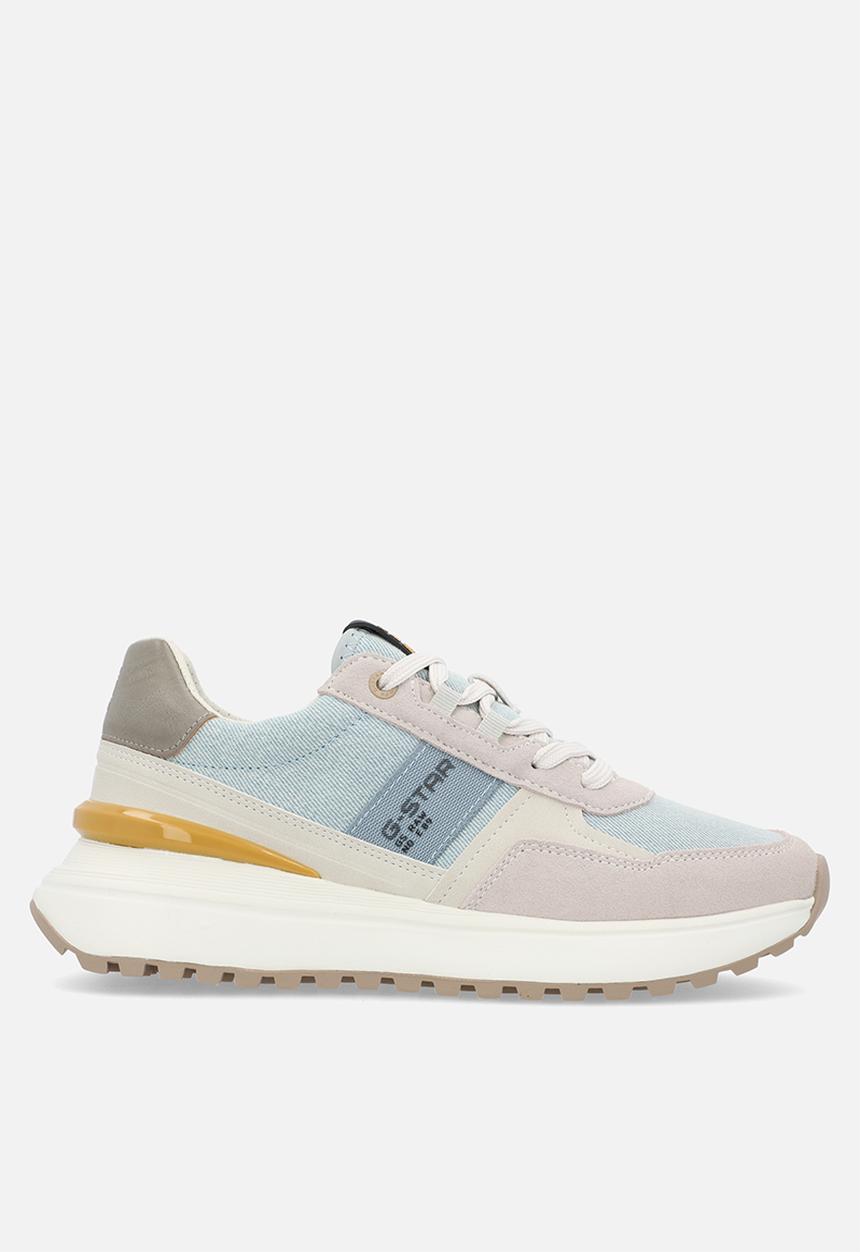 G-STAR - Lyn Denim Sneakers - Light Blue & Off White 
