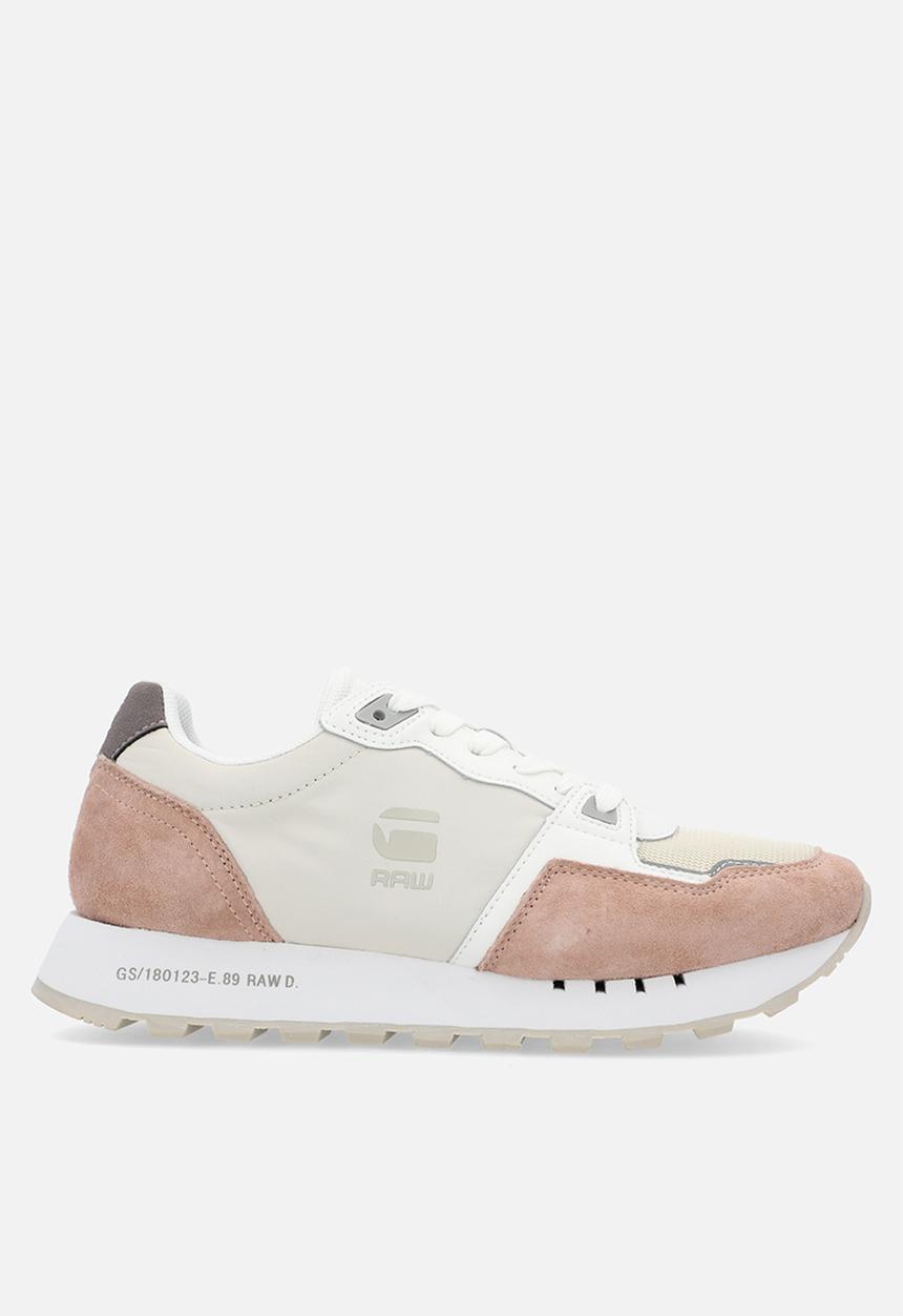 G-STAR - Track II Blocked Suede Sneakers - Sand & Old Pink