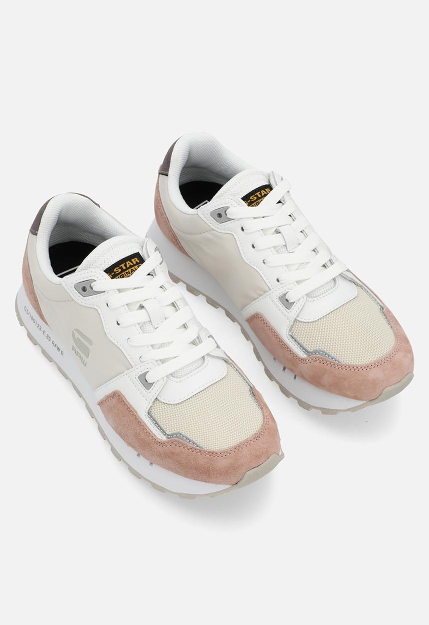 G-STAR - Track II Blocked Suede Sneakers - Sand & Old Pink