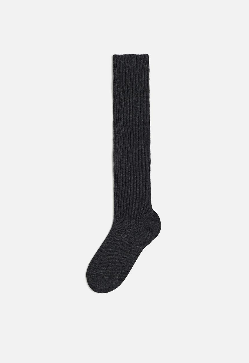 H&M - Knee socks - dark grey