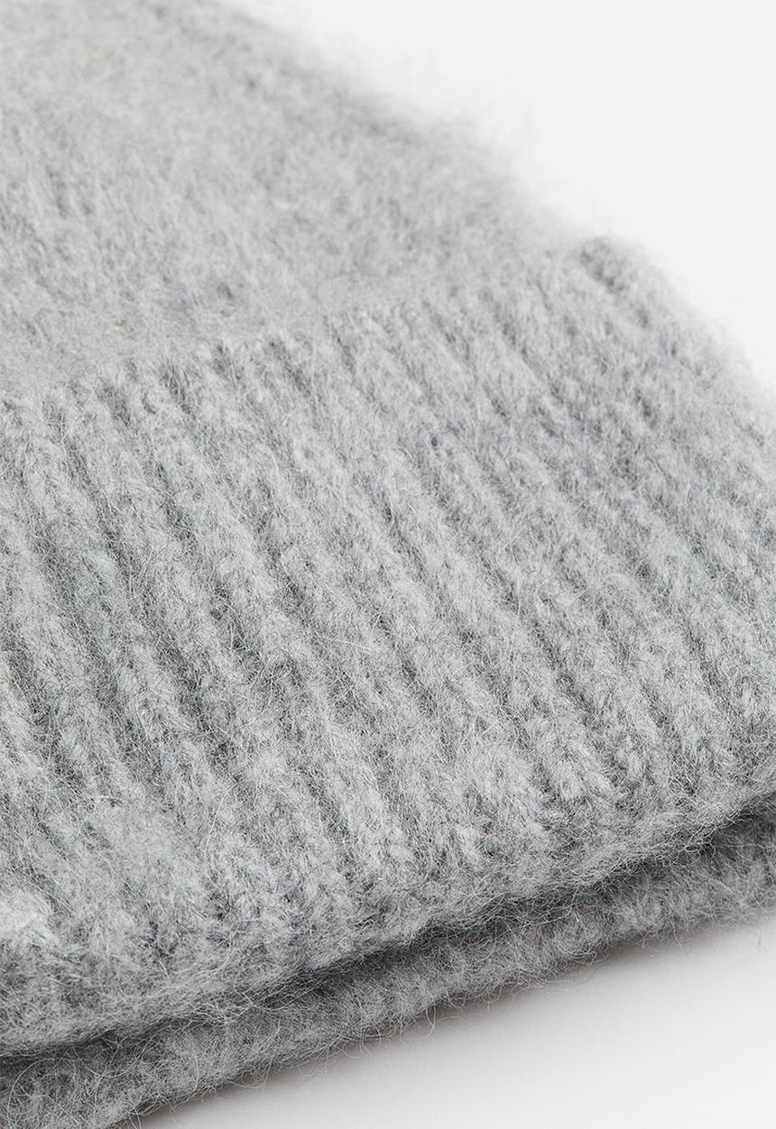 H&M - Rib-knit hat - grey