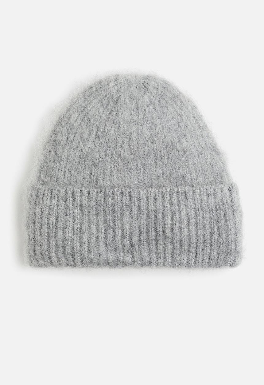 H&M - Rib-knit hat - grey