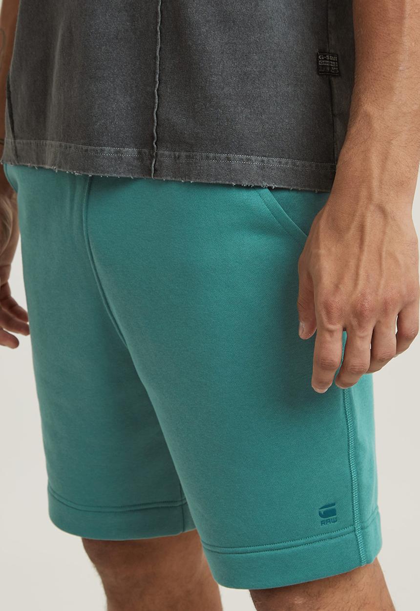 G-STAR - Premium core sw short Pacior sweat r - blue spruce