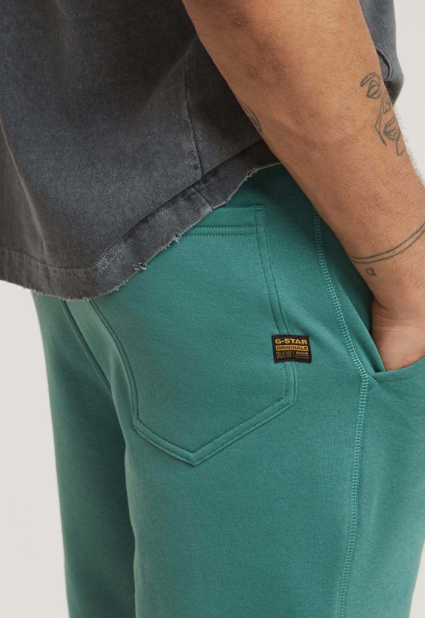 G-STAR - Premium core sw short Pacior sweat r - blue spruce